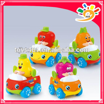 Mini brinquedos do carro do fricção dos desenhos animados para o carro plástico do mini do bebê